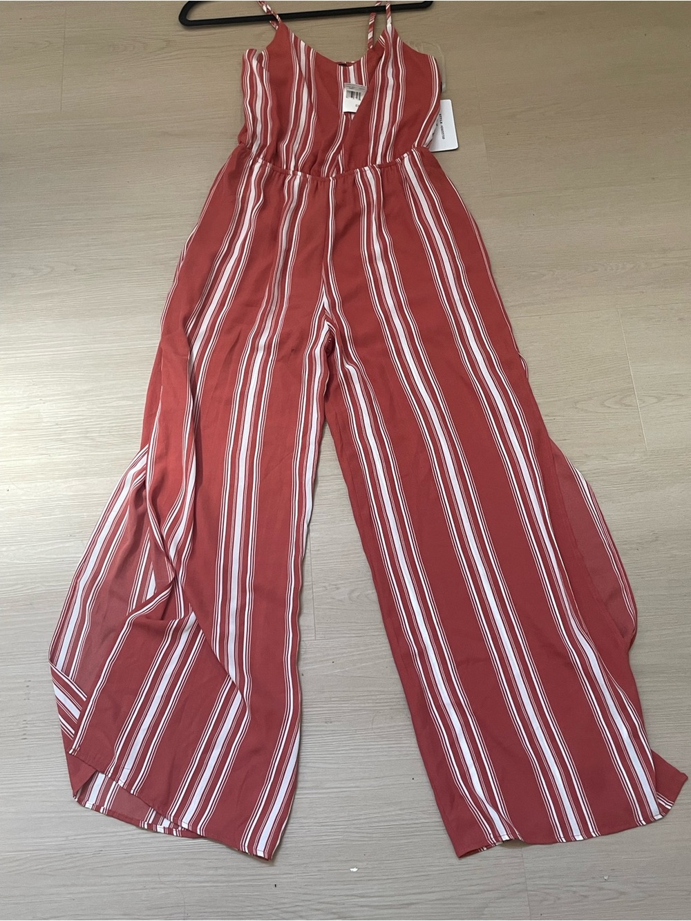 Chesstar Striped Wide Leg Jumpsuit – NWT – Size Medium